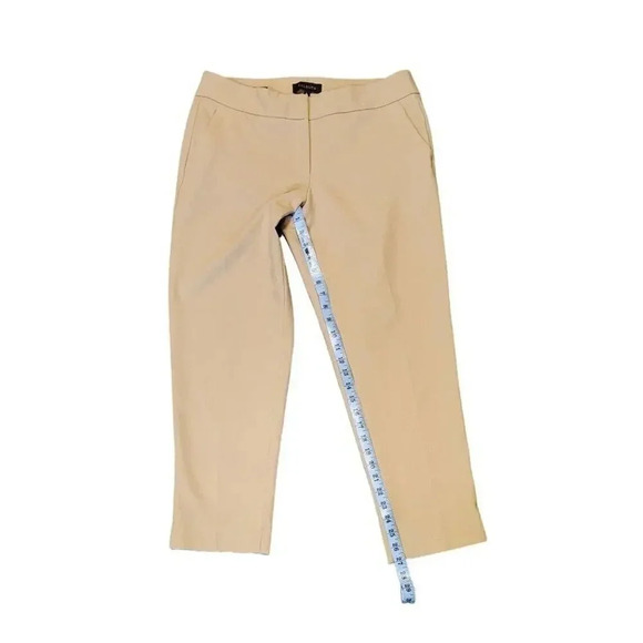Talbots Women's Size 8 Signature Tan Khaki Dress Pants Cuffed Stretch - Picture 5 of 9